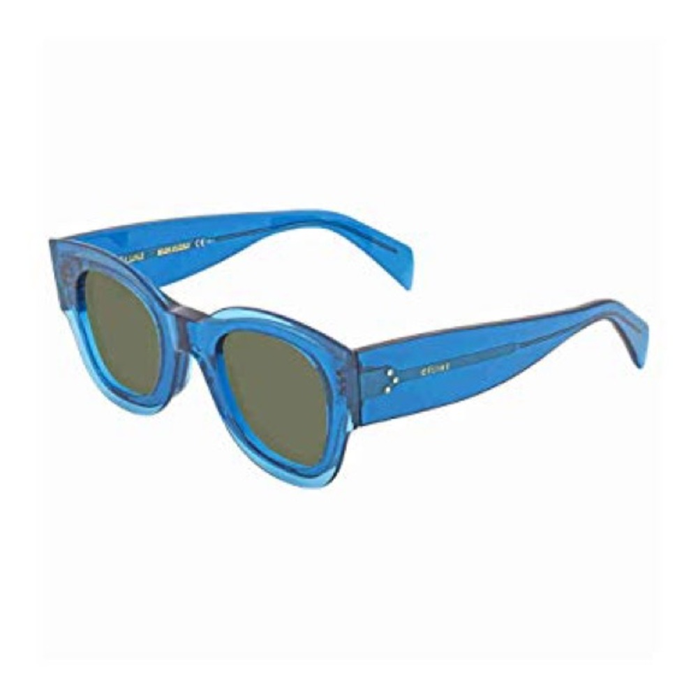 Celine Zoe Sunglasses in Petrol Blue